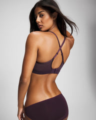 PLUM PERFECT - Mesh Adjustable Bralette | Soma