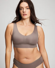 DARK TAUPE - Rib Bralette | Soma
