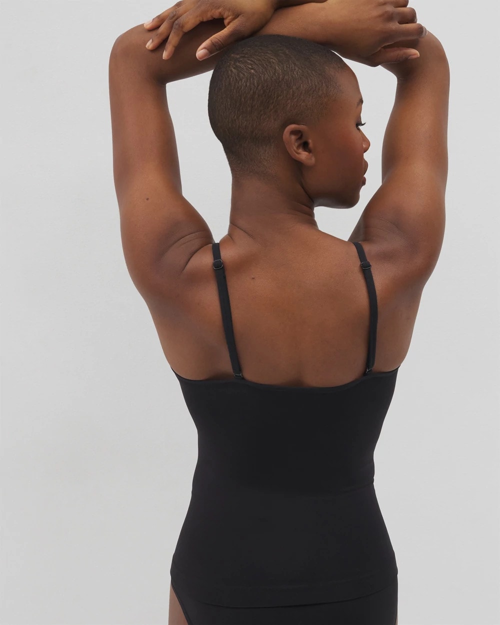 BLACK - Mid-Level Shaping Seamless Cami | Soma