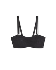 BLACK - Halo Lace Strapless Bra | Soma
