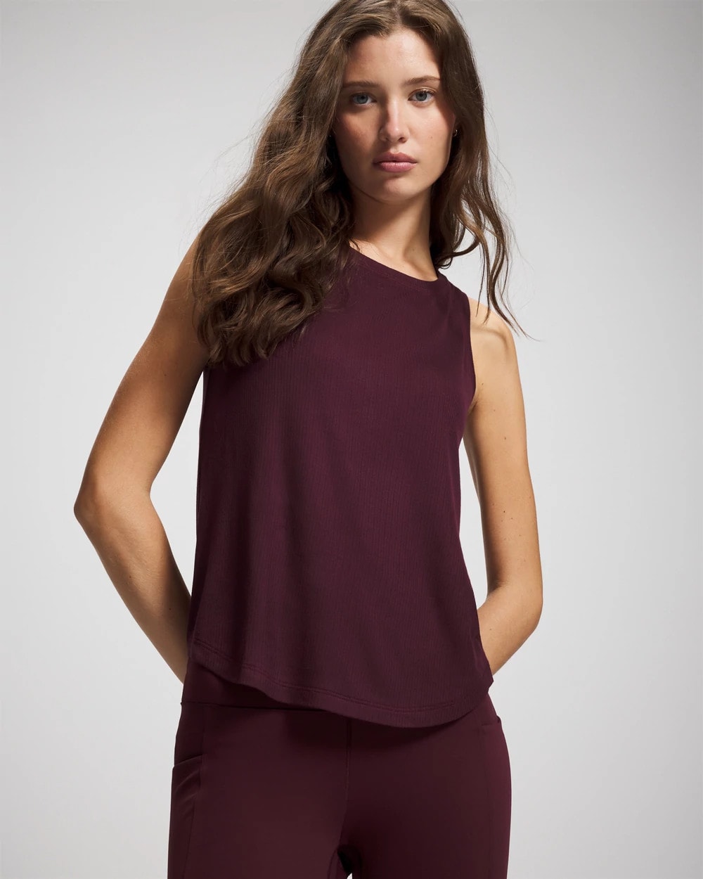 MERLOT - Rib Knit Tank | Soma