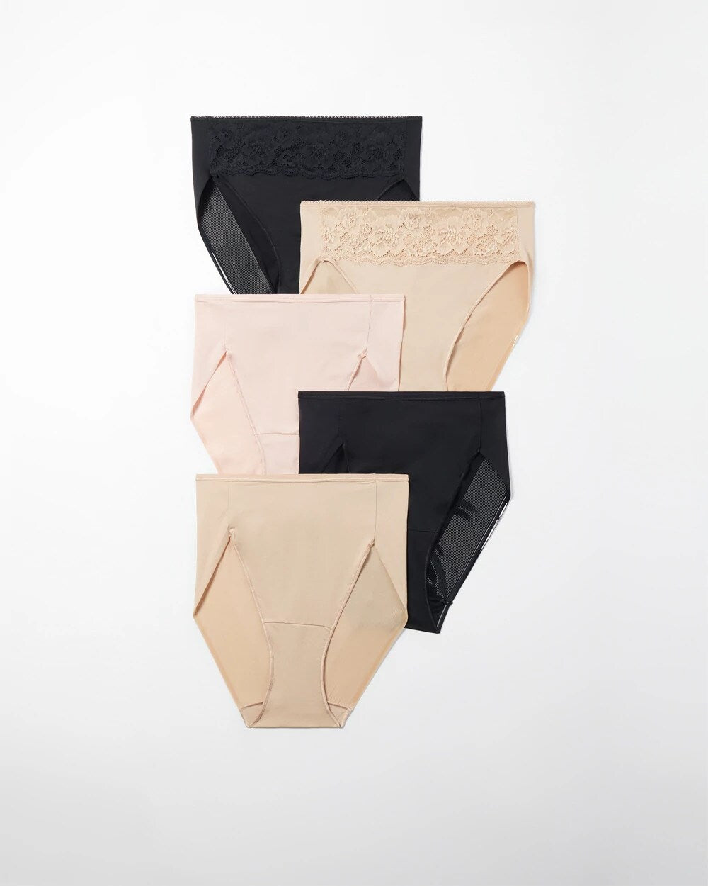 BASIC MULTI PACK - High-Leg Panty Lace 5 Pack | Soma