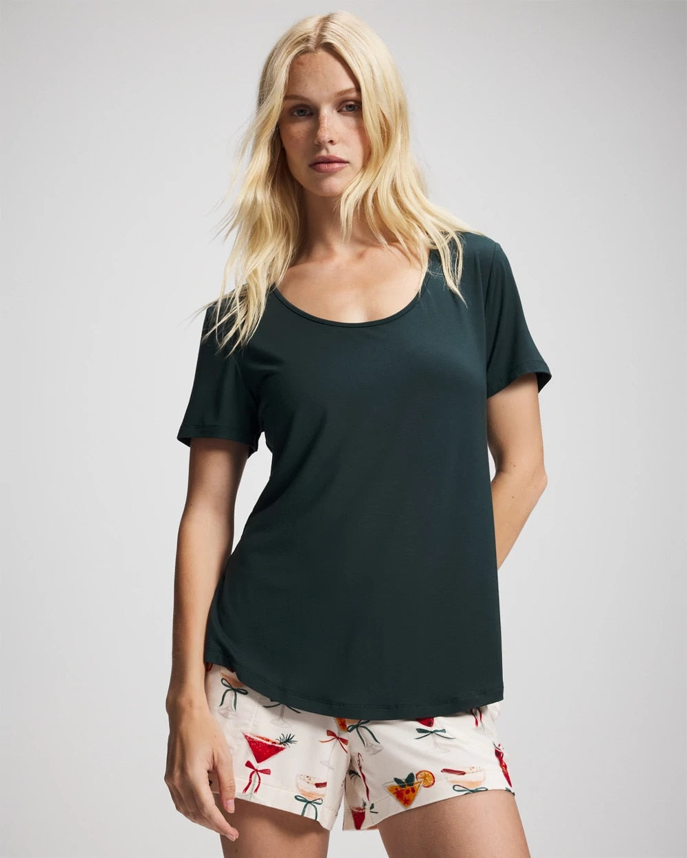 MERRY MIXES CHAMP - Packaged Short-Sleeve Short Pajama Set | Soma