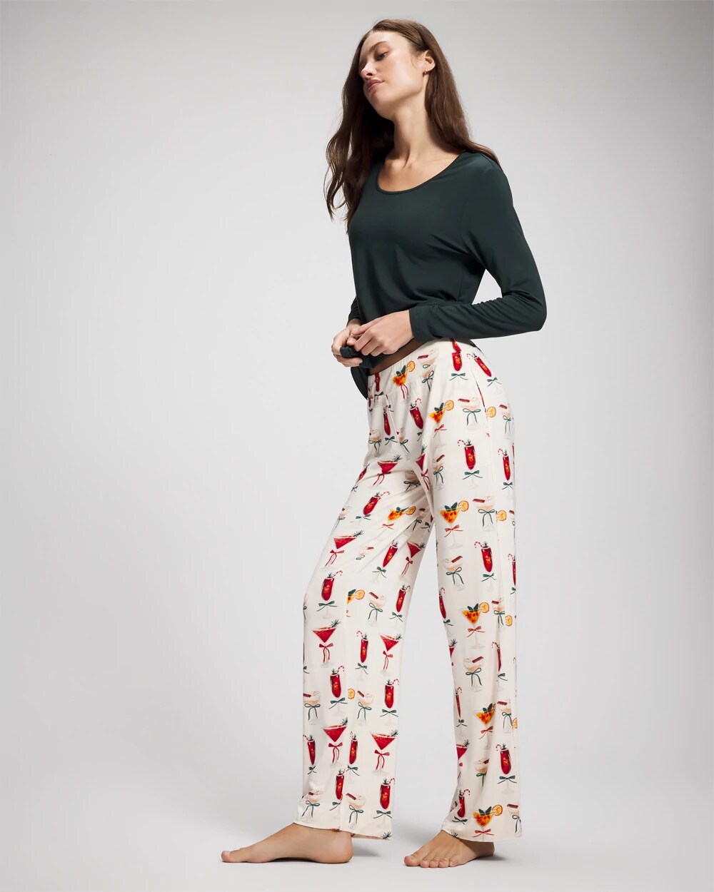 MERRY MIXES CHAMP - Packaged Long-Sleeve Pant Pajama Set | Soma