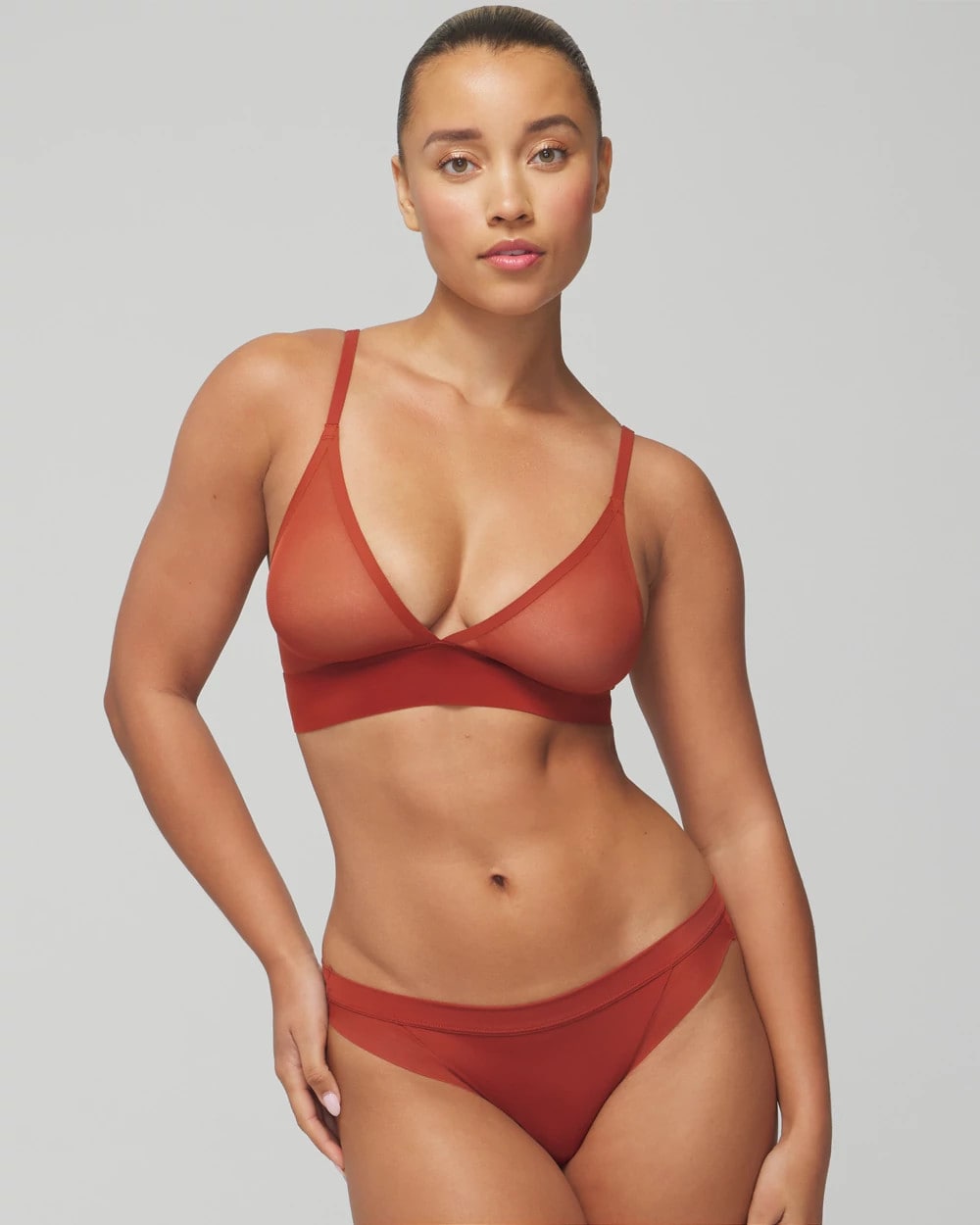 SIERRA REDWOOD - Triangle Mesh Bralette | Soma