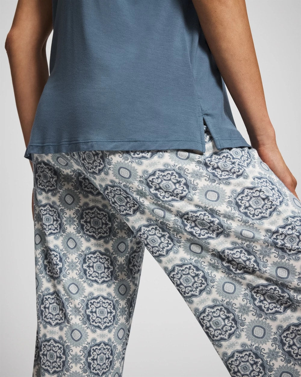 HAVEN TILE MINI GREEN - Tank + Crop Pants Pajama Set | Soma