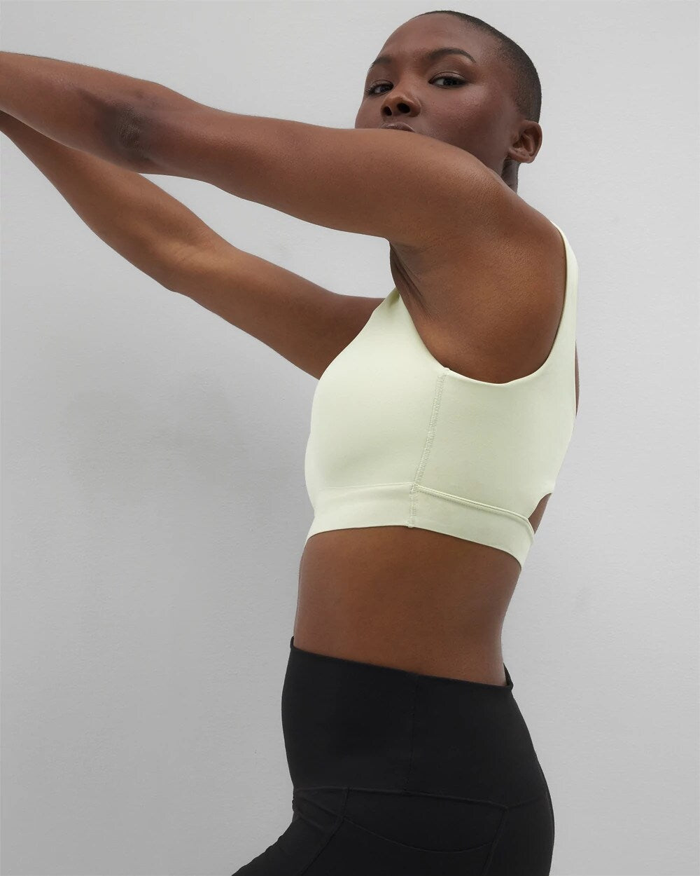 ALOE WASH - High-Neck Yoga Bra | Soma