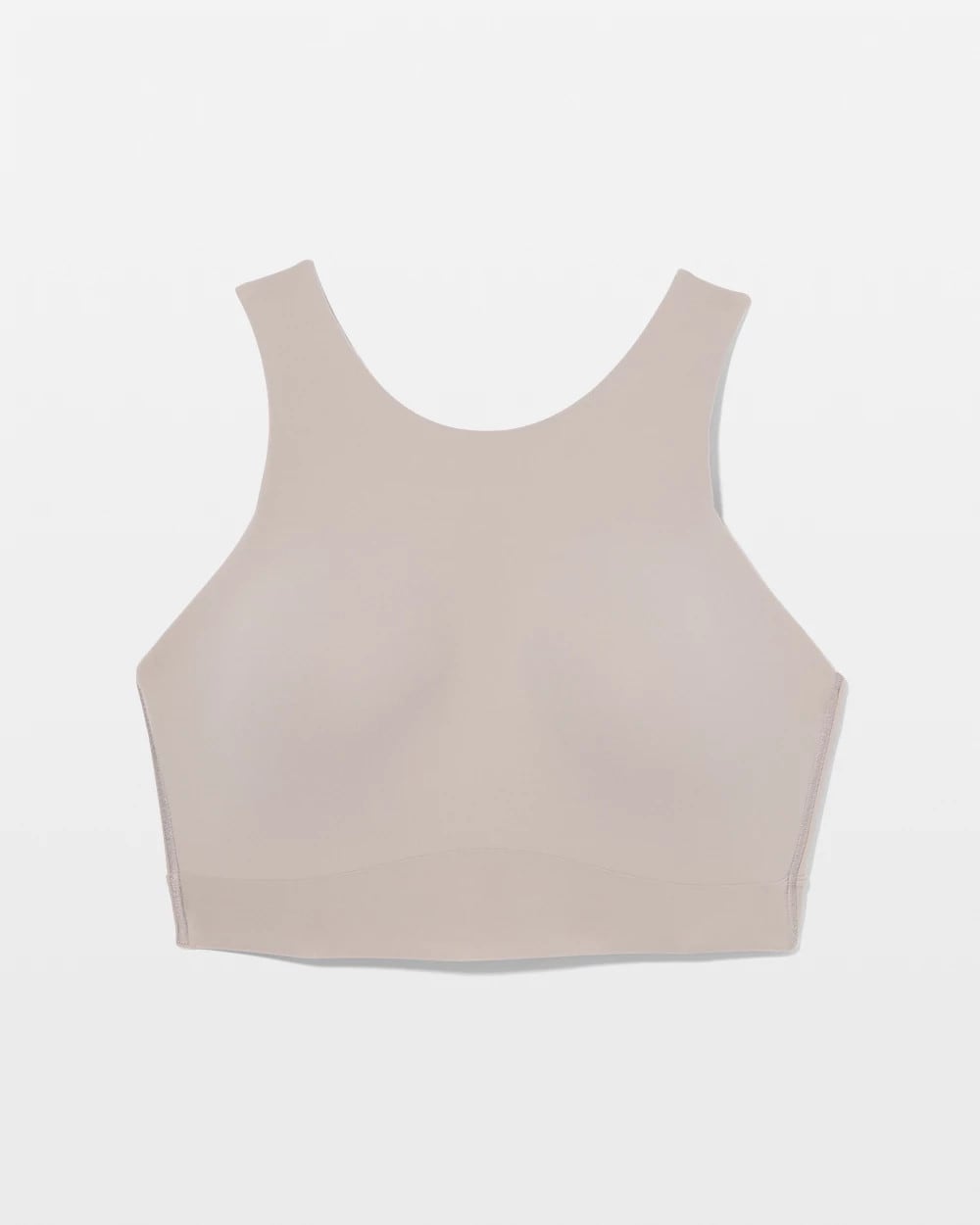 SILVER TAUPE - High-Neck Yoga Bra | Soma