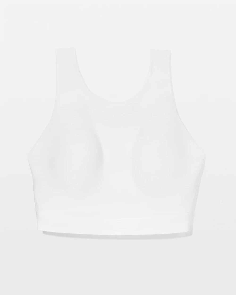 OPTIC WHITE - High-Neck Yoga Bra | Soma