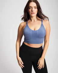 SUNDOWN BLUE - Seamless Bra With Strappy Back | Soma