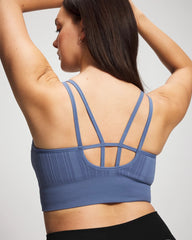 SUNDOWN BLUE - Seamless Bra With Strappy Back | Soma