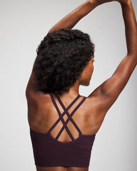 PLUM PERFECT - Longline Bra with Strappy Back | Soma