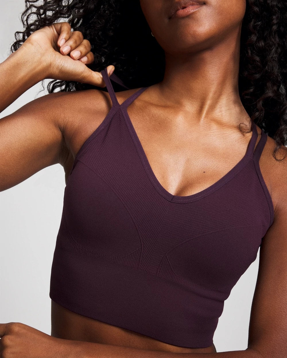 PLUM PERFECT - Longline Bra with Strappy Back | Soma