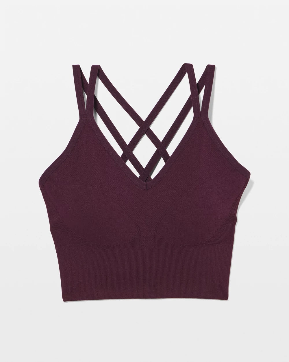 PLUM PERFECT - Longline Bra with Strappy Back | Soma
