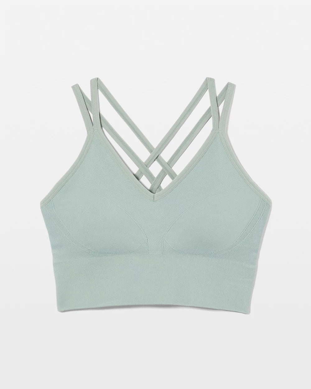 CHINOIS GREEN - Longline Bra with Strappy Back | Soma