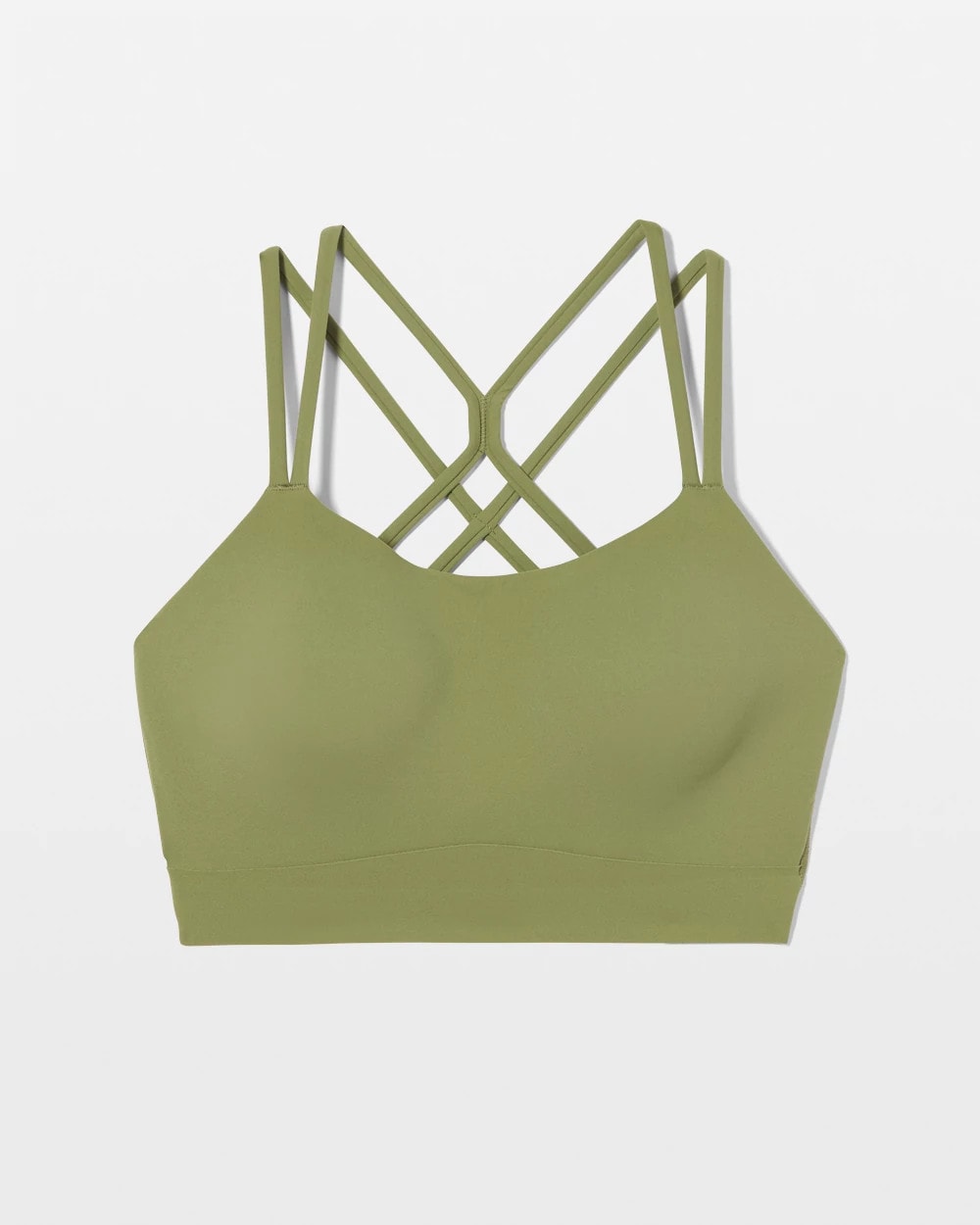 VETIVER GREEN - Racerback Yoga Bra | Soma