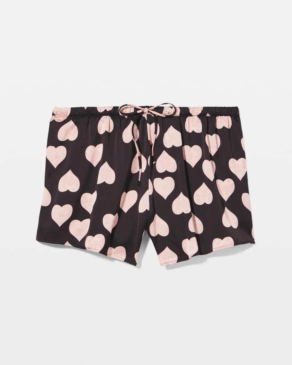 MANDALA HEARTS BLACK - Pajama Shorts | Soma