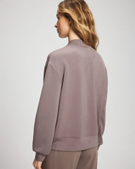DARK TAUPE - Modern Modal Bomber Jacket | Soma