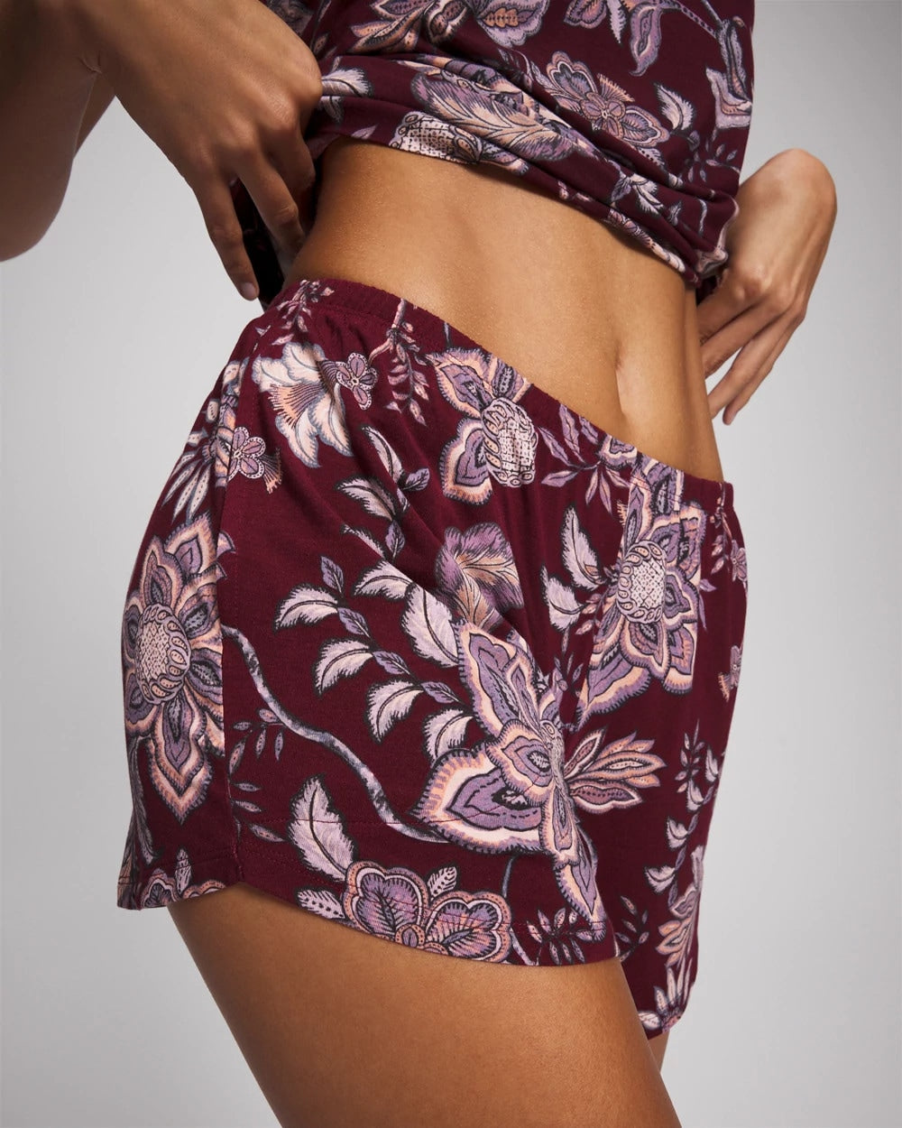 PAISLEY SPLENDOR PLUM - Relaxed Pajama Short | Soma