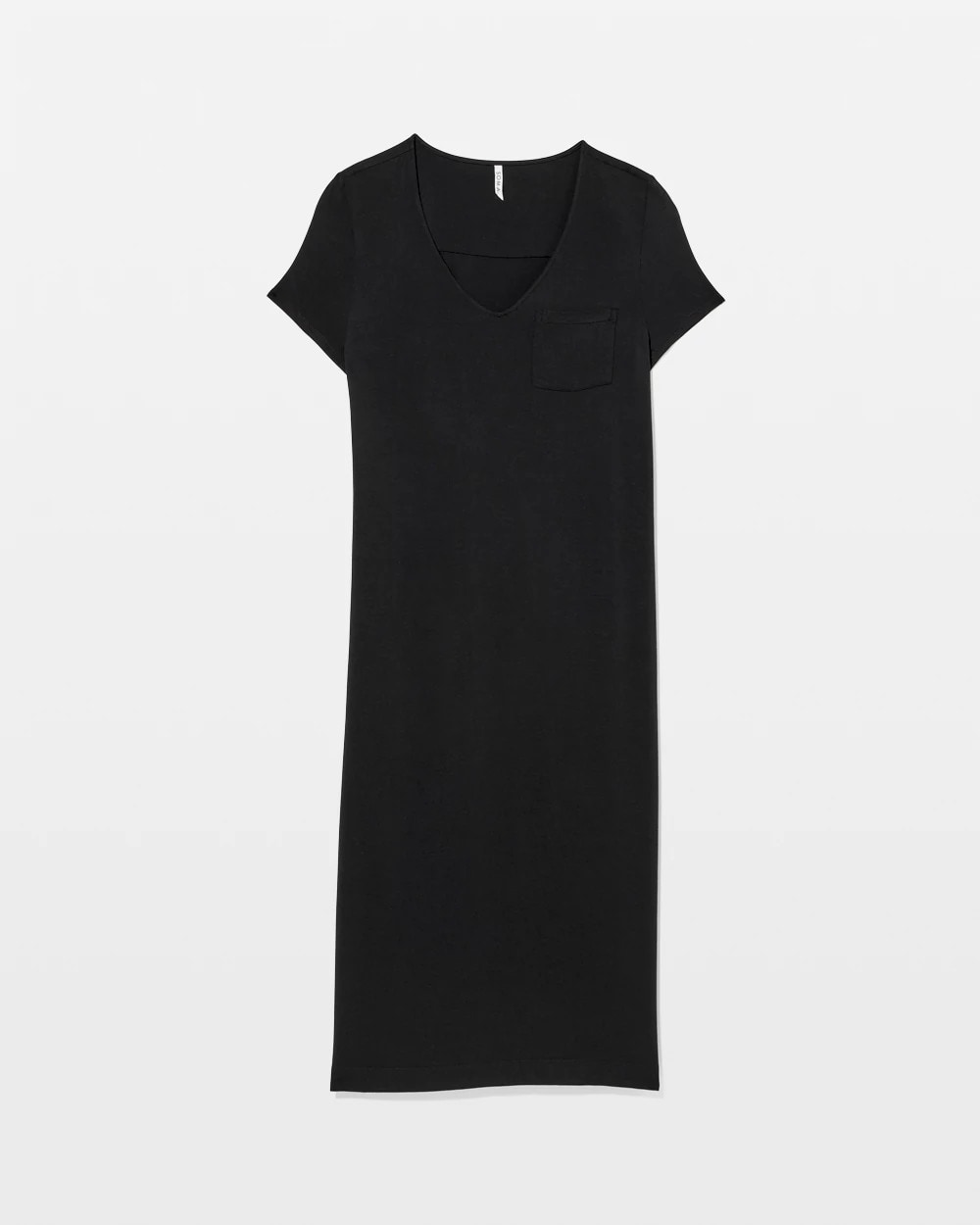 BLACK - Short Sleeve Long Sleepshirt | Soma