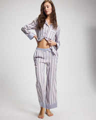 RELAX STRIPE BLUE OPAL - Pajama Pants | Soma