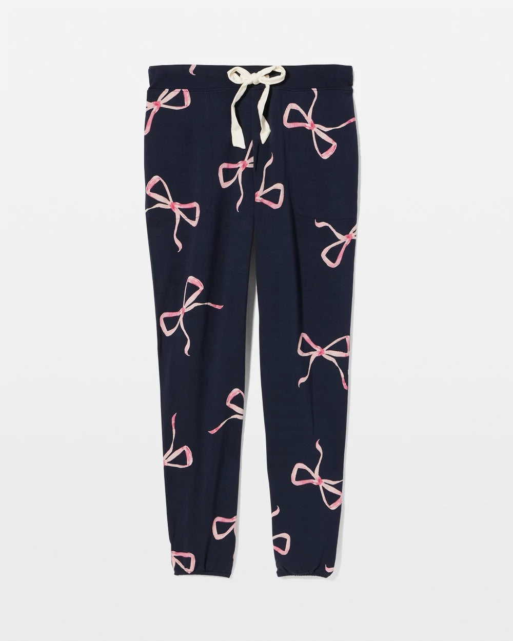 BELOVED BOWS GRAND NAVY - Banded Ankle Pajama Pant | Soma