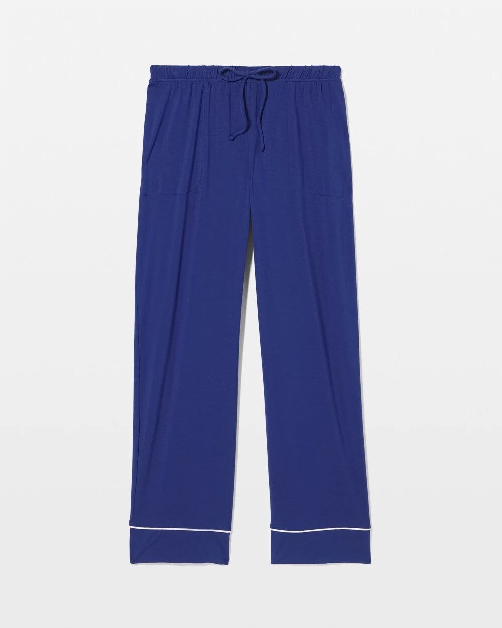 MAJESTY BLUE - Solid Piped Pajama Pant | Soma
