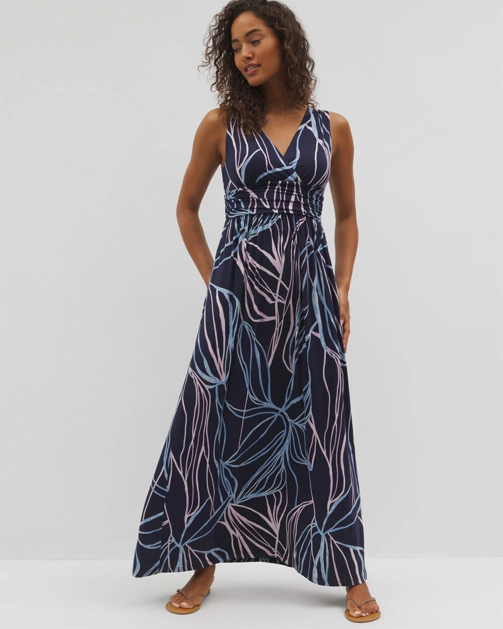 SO RELEAFED GRAND NAVY - Goddess Maxi Bra Dress | Soma