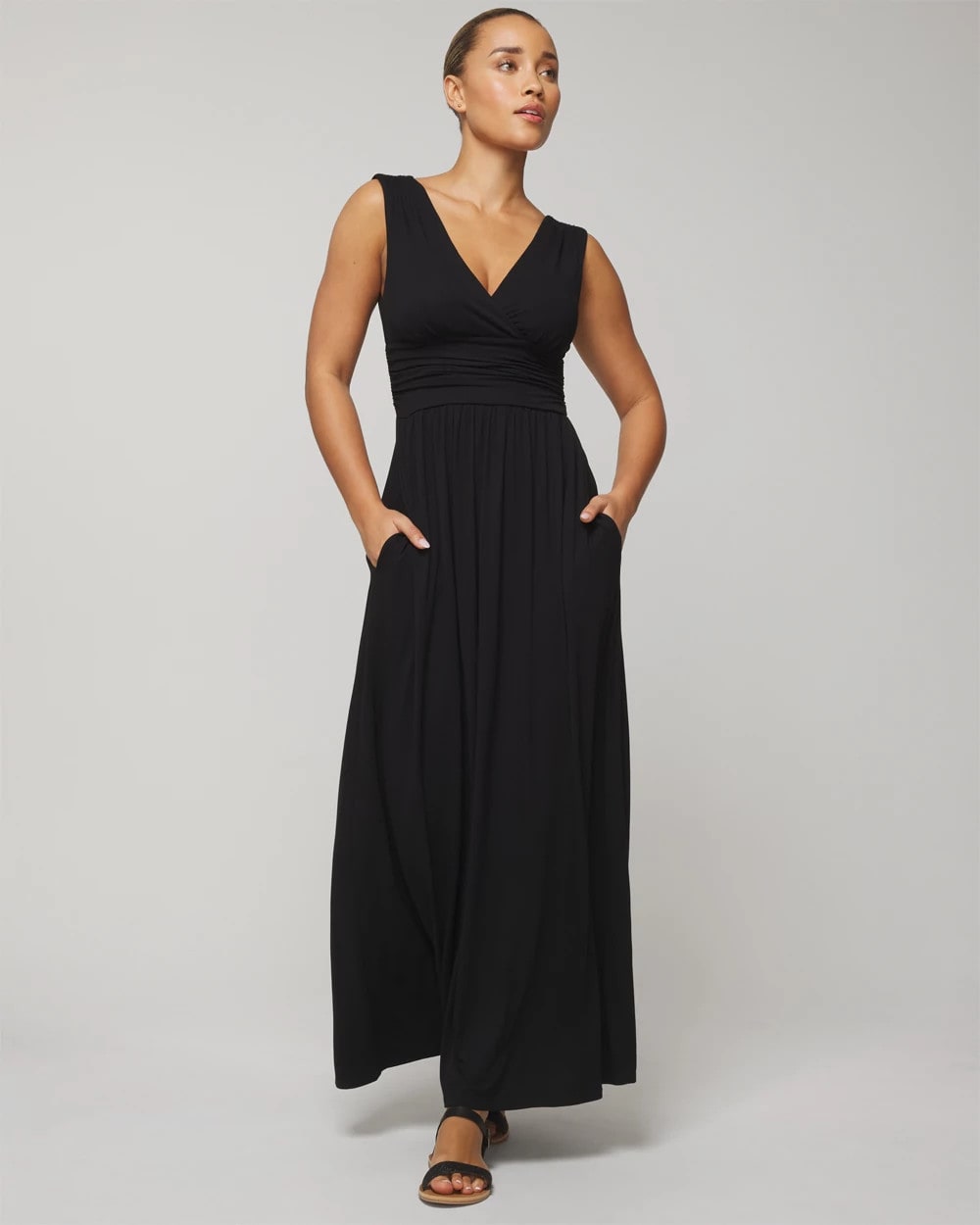BLACK - Goddess Maxi Bra Dress | Soma