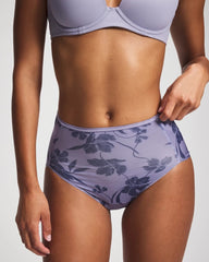 REFLECTION BLOOMS M LAV - Modern Brief Panty | Soma