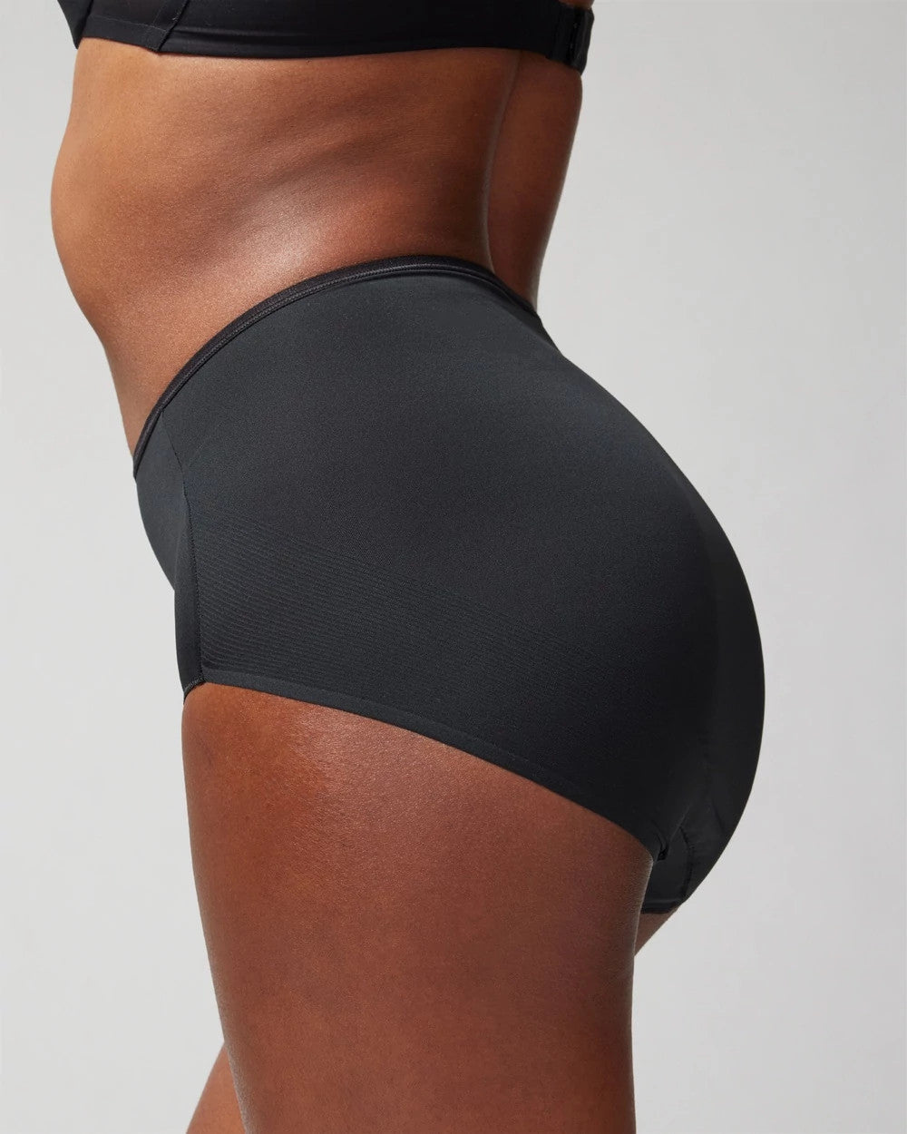 BLACK - High-Waist Brief Panty | Soma