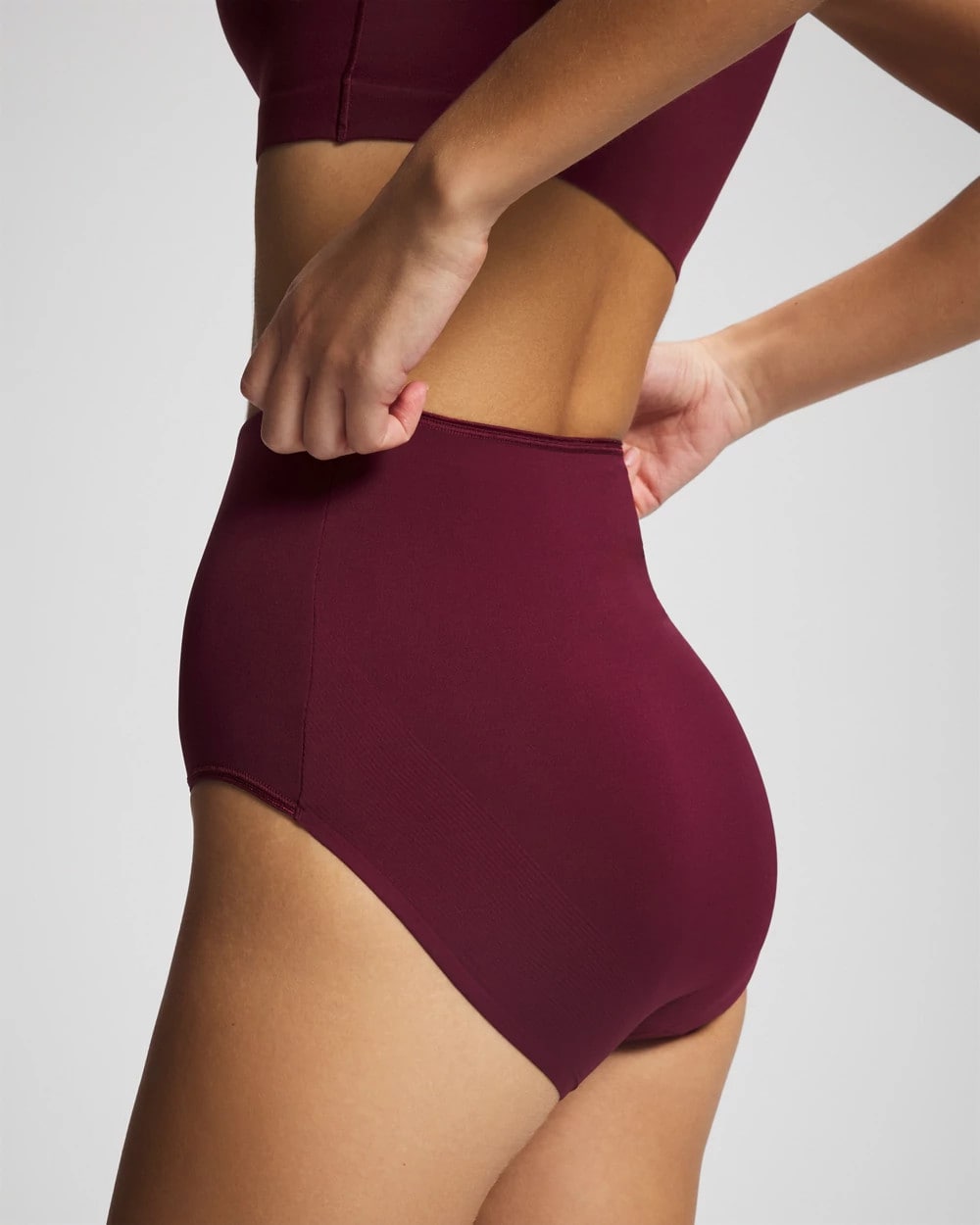 VELVET PLUM - High-Waist Brief Panty | Soma