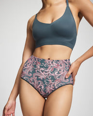IMPERIAL PAISLEY M PET - High-Waist Brief Panty | Soma