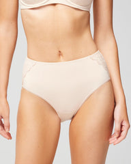 PALE SAND - Modern Brief Panty with Lace | Soma