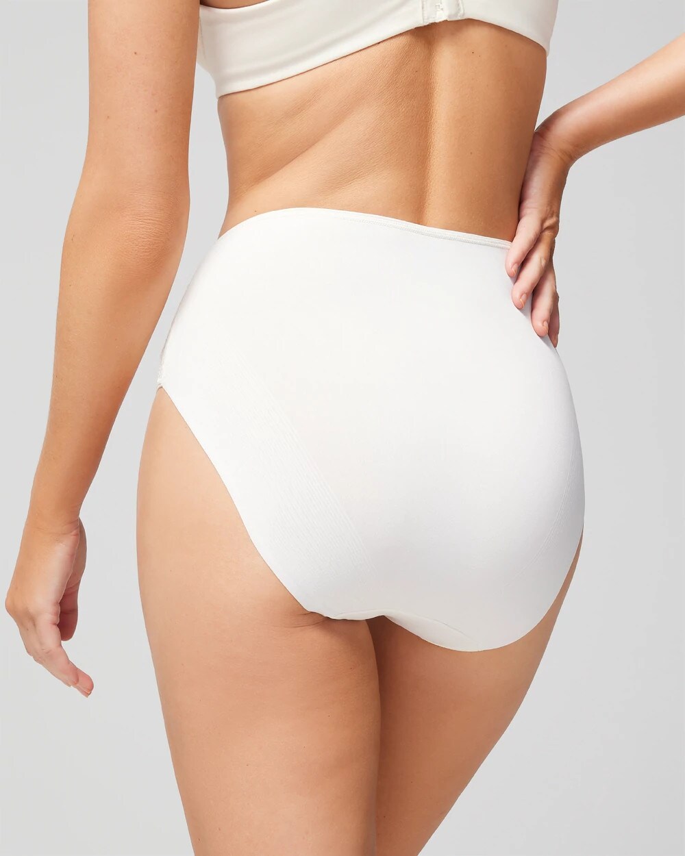 IVORY - Modern Brief Panty with Lace | Soma