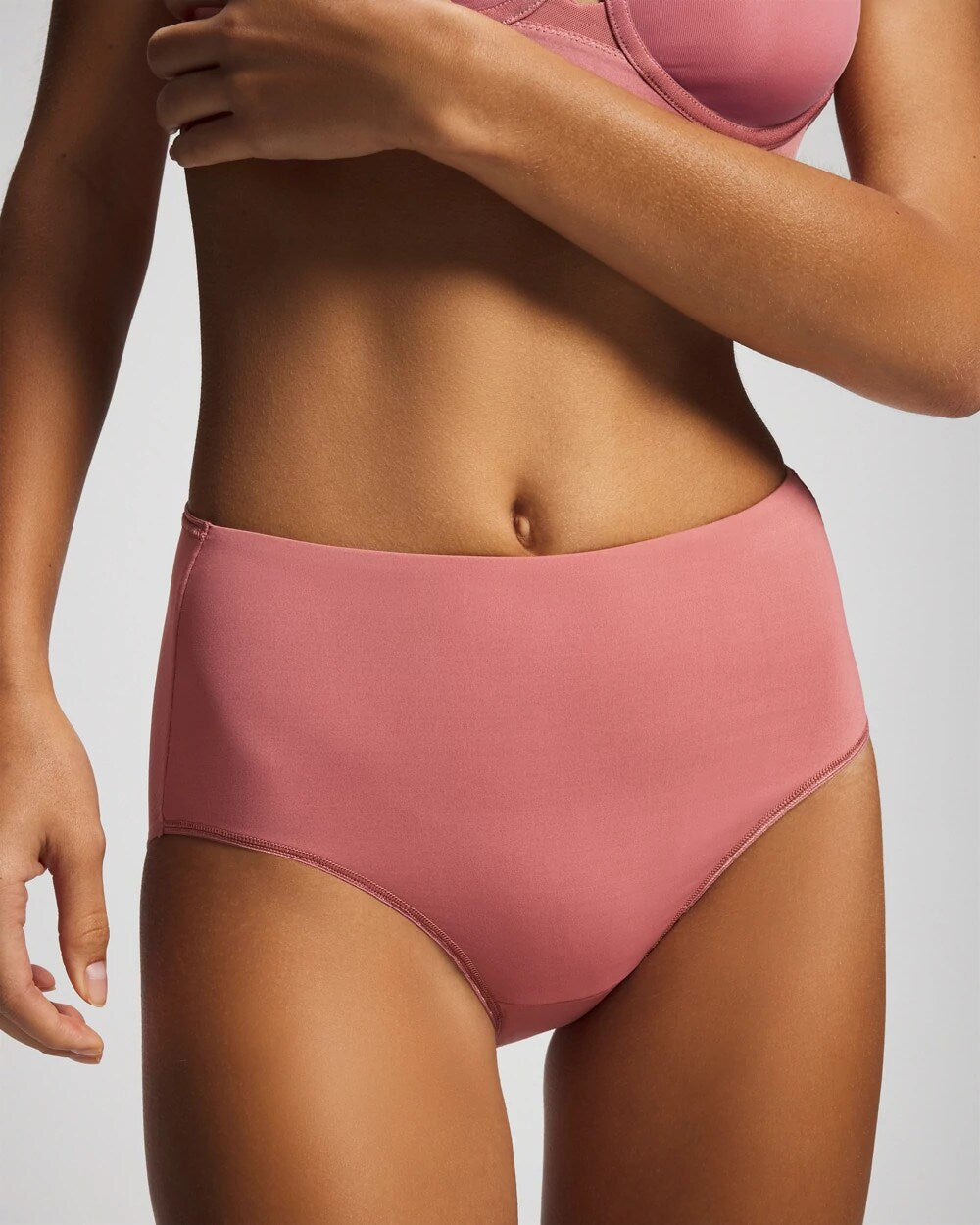 ANTIQUE PINK - Tummy Modern Brief Panty | Soma