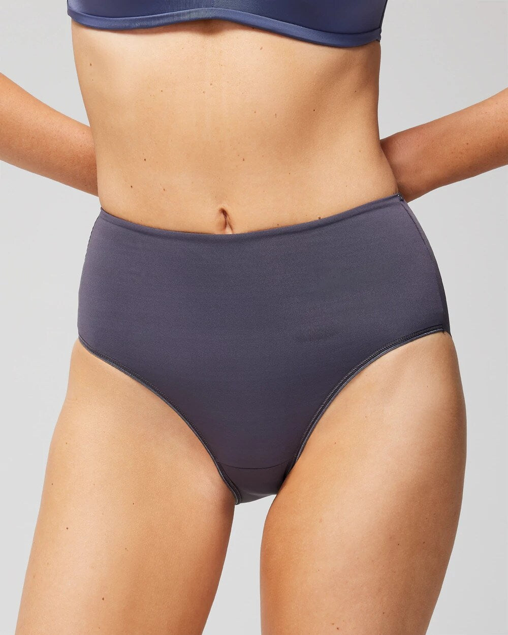 GRAY INK - Tummy Modern Brief Panty | Soma