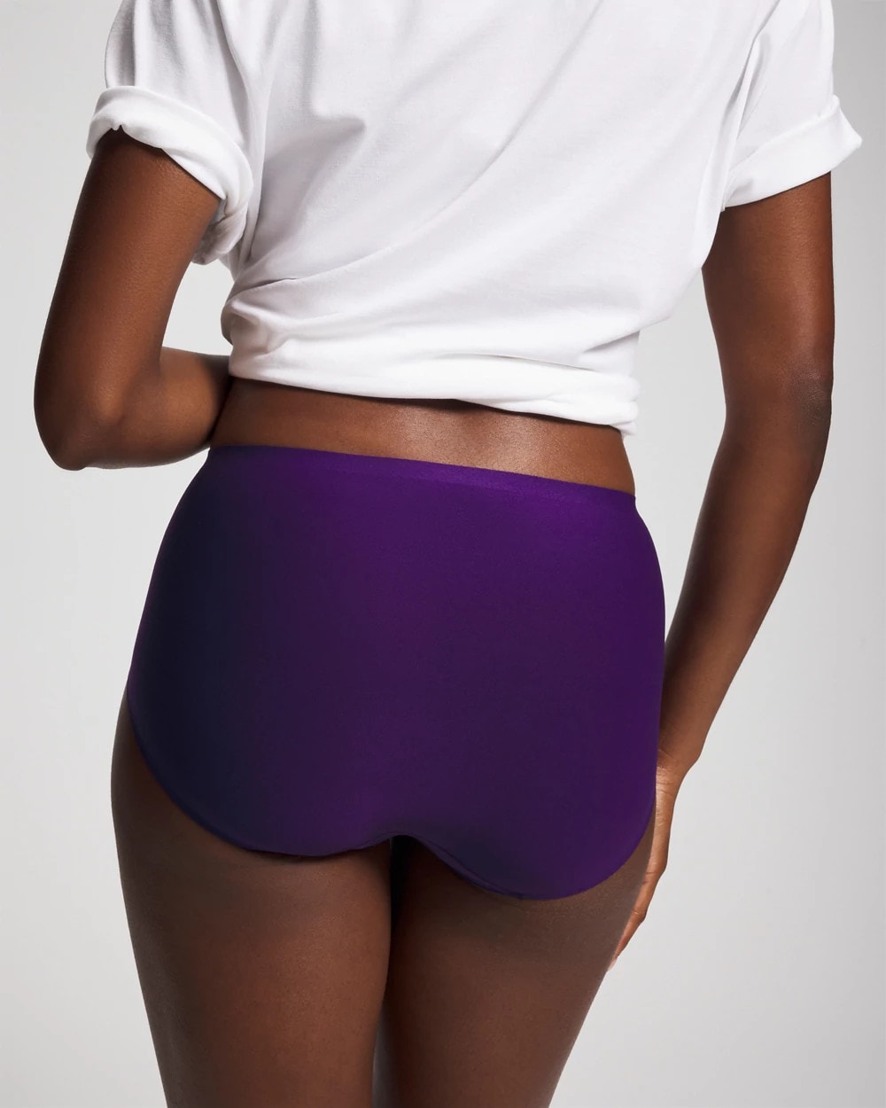 MAJESTIC PURPLE - Soft Stretch Modern Brief Panty | Soma
