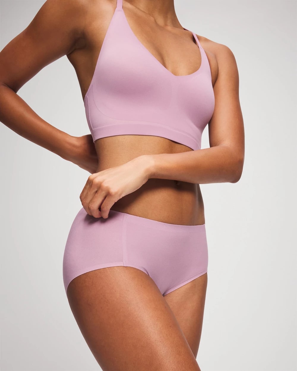LILAC WINE - Enbliss Soft Stretch Modern Brief Panty | Soma