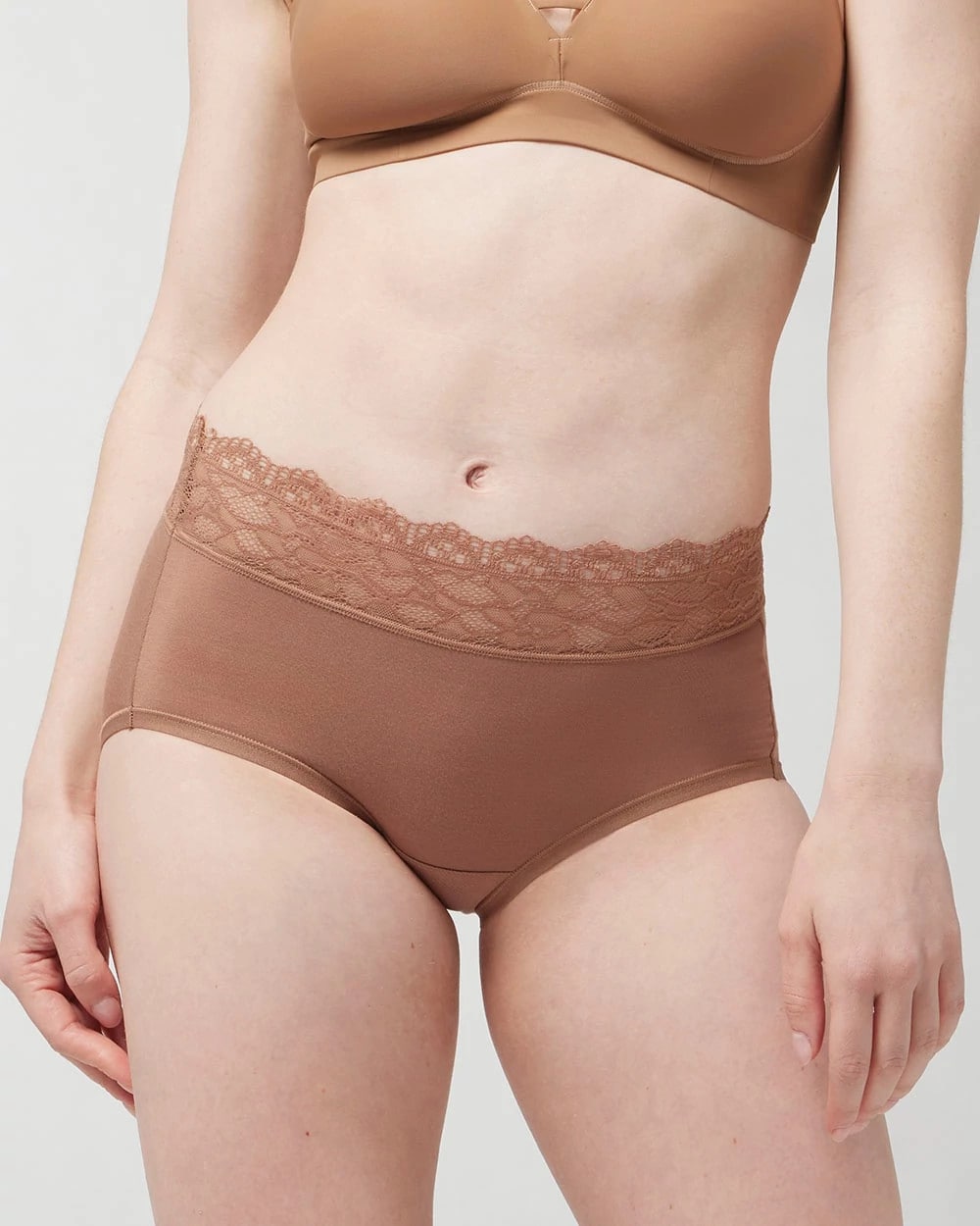 WARM SIENNA - Brief Panty with Enchanting Lace | Soma