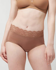 WARM SIENNA - Brief Panty with Enchanting Lace | Soma