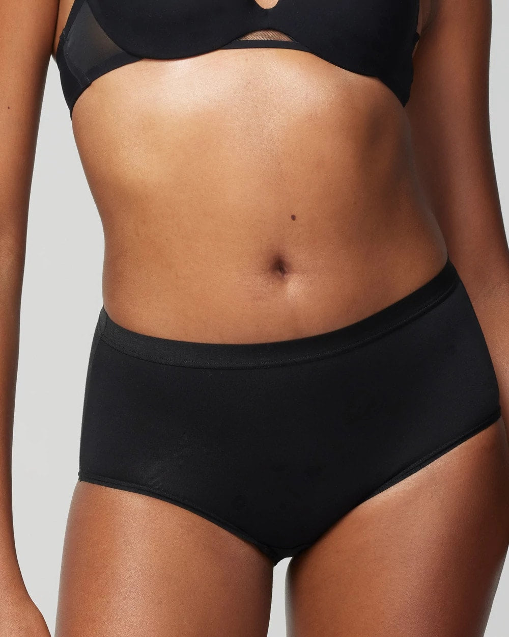 BLACK - Cotton Modern Brief Panty | Soma