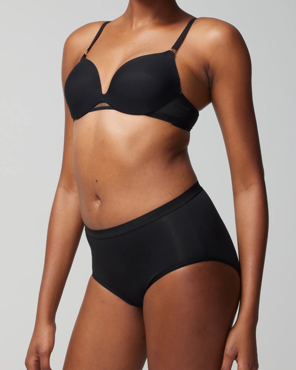 BLACK - Cotton Modern Brief Panty | Soma
