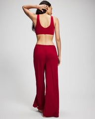 PAINT THE TOWN RED - Lace Relaxed Wide Leg Pajama Pant | Soma