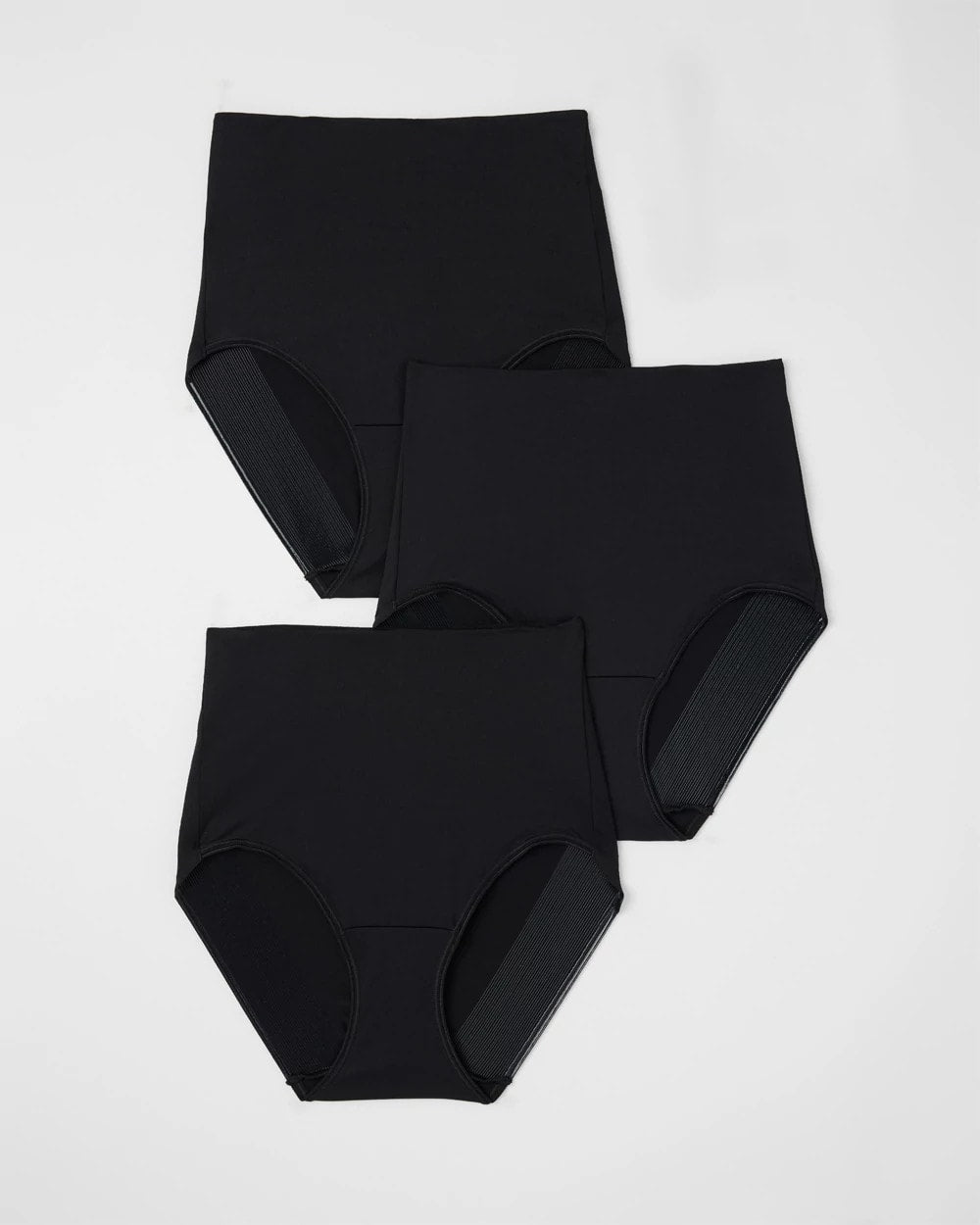BLACK MULTI PACK - Tummy High-Waist Brief Panty 3 Pack | Soma