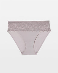 MINERAL GRAY - Edge Hipster Panty with Lace | Soma