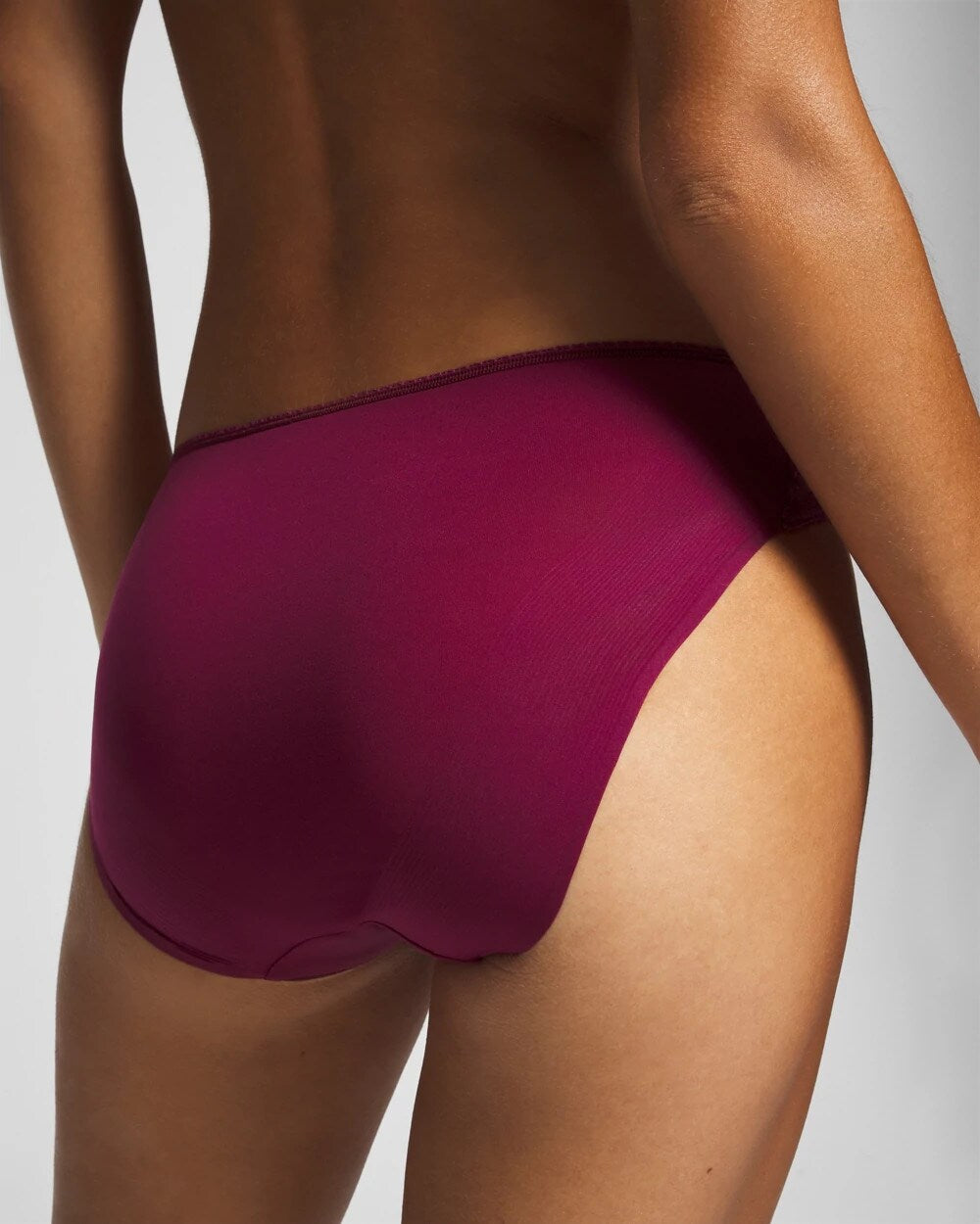POMEGRANATE WINE - Edge Hipster Panty with Lace | Soma