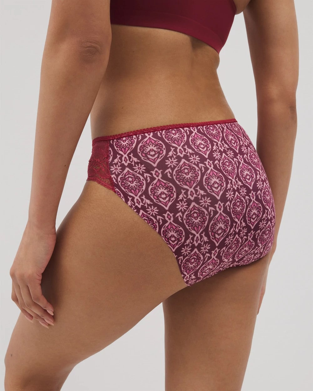 PLENTIFUL PIECES KISS - Edge Hipster Panty with Lace | Soma