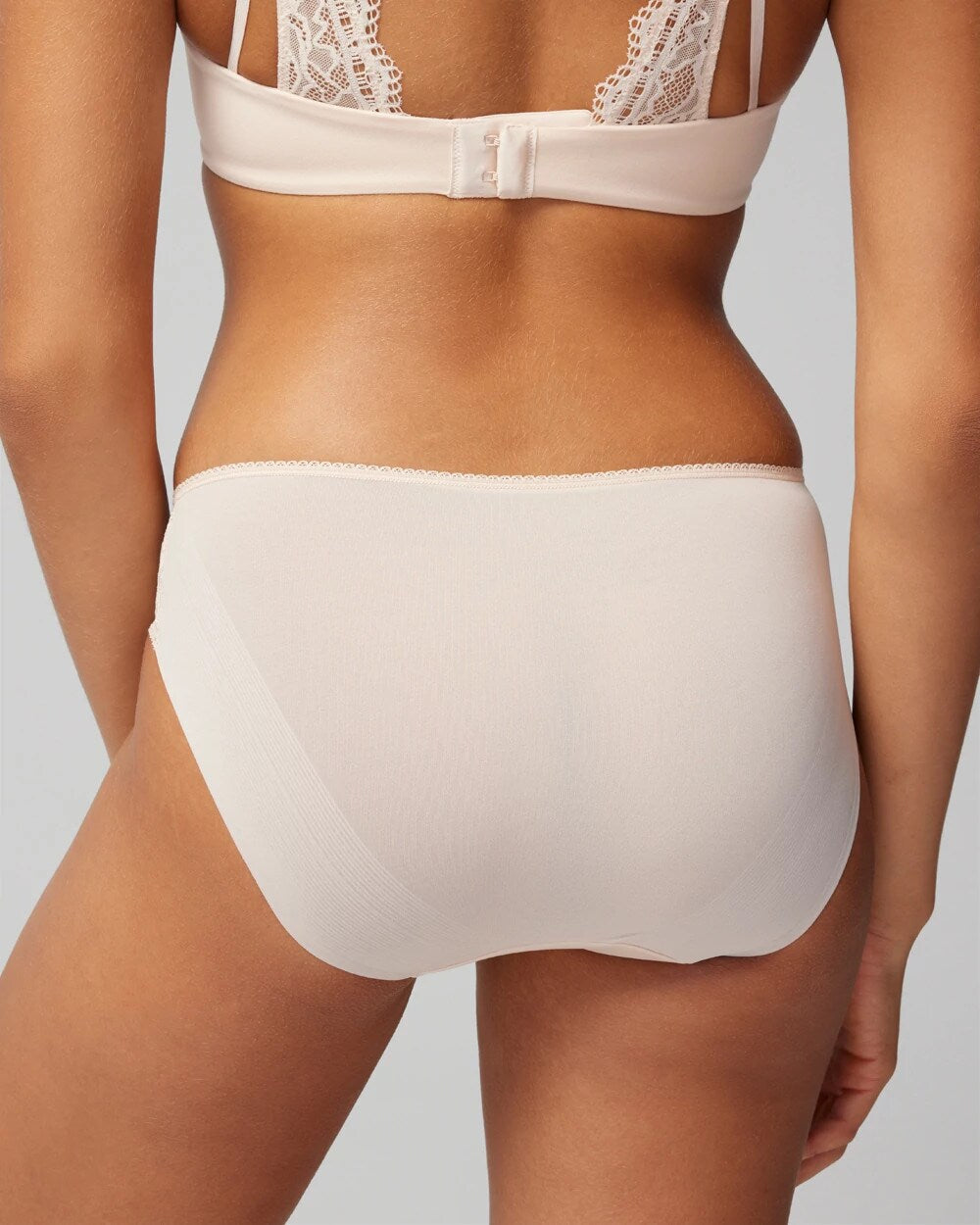 PALE SAND - Hipster Panty with Lace | Soma