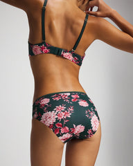 COTTAGE FLORAL MINI GREEN - Edge Hipster Panty | Soma